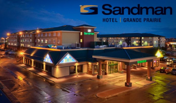 exterior overview of Sandman hotel grande prairie
