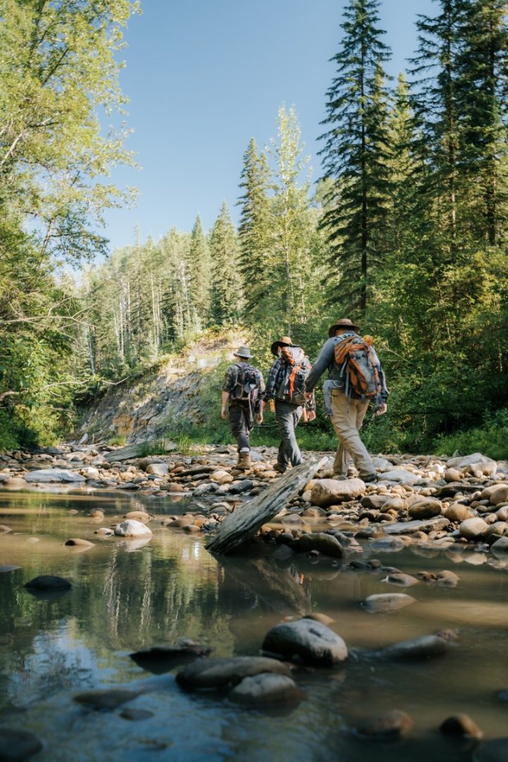 pipestone creek bonebed - walking and hiking trails