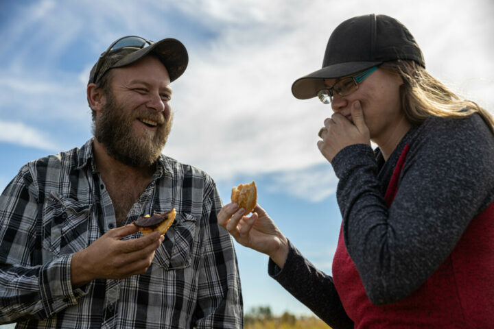 Enjoying food with your date in Grande Prairie Region