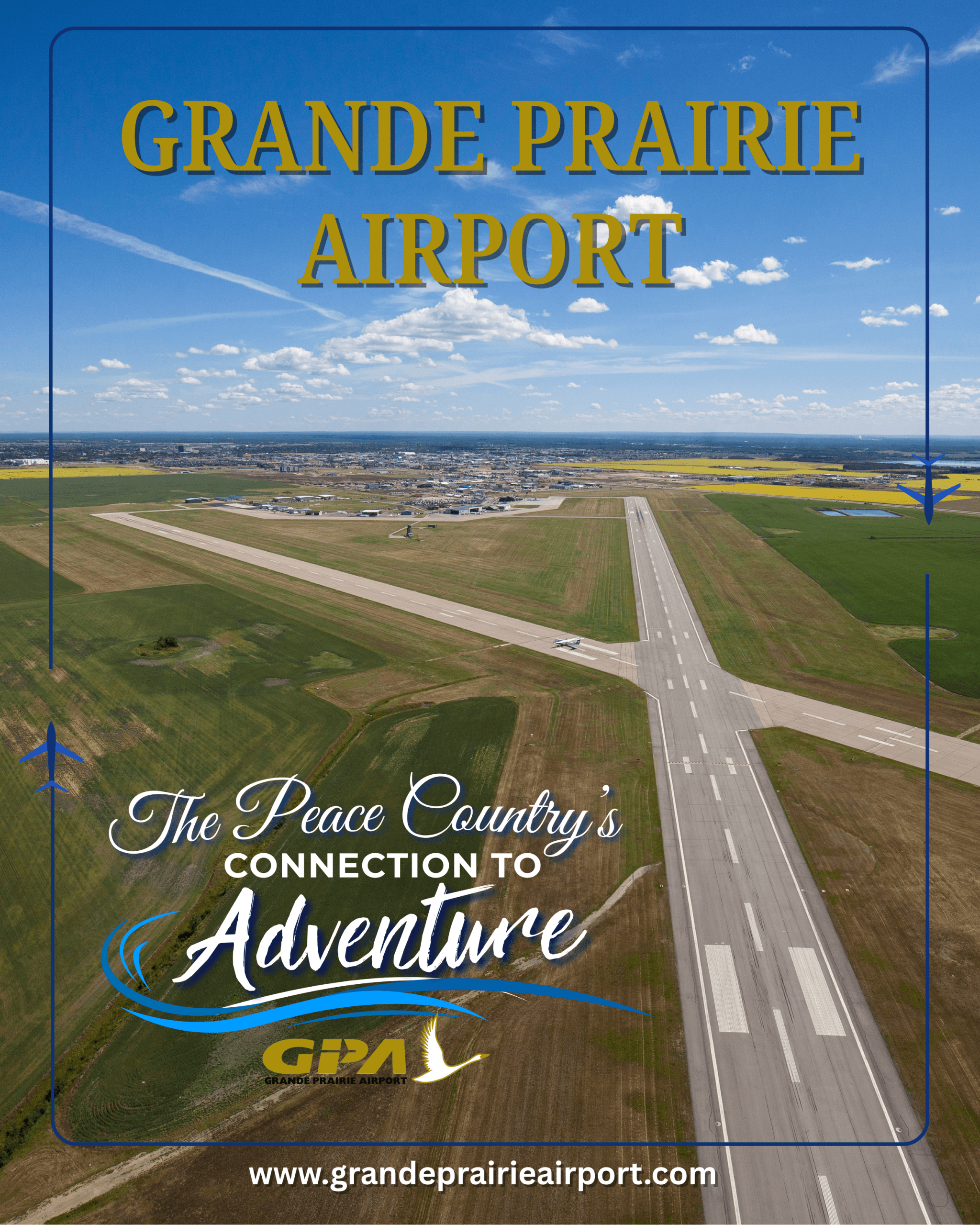 Airstrip in Grande Prairie Alberta